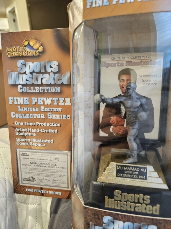 Muhammad Ali 1997 Sports Illustrated Fine Pewter Figure