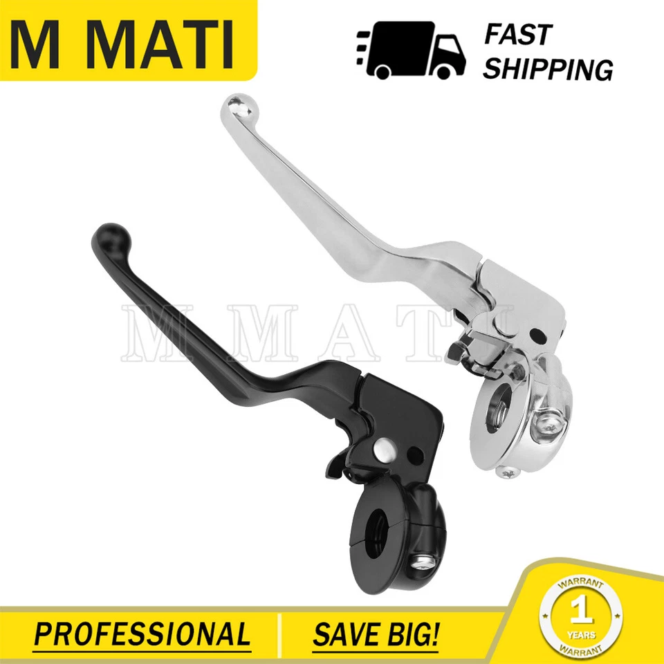 Clutch Lever Assembly Chrome or Black for Harley Sportster 883 1200 1996-2003 - Image 2 of 4