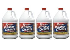 30 SECONDS Outdoor Mold, Mildew, Algae Cleaner, 1 Gallon Concentrate (4 Pack)