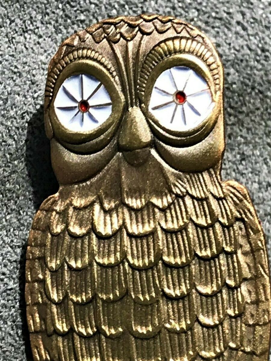 Clash of the Titans BUBO the OWL embroidered figure patch vest kraken greek  - AliExpress