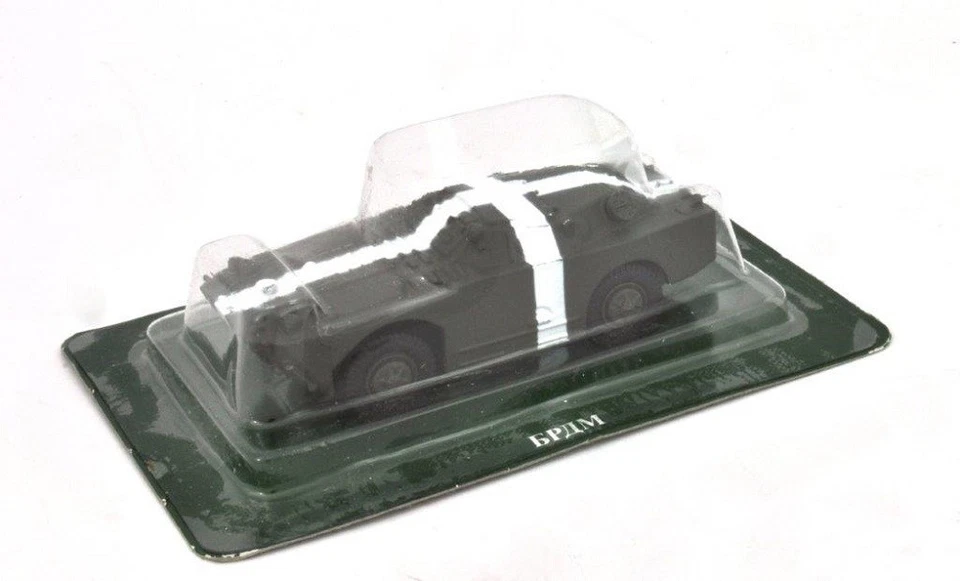 Eaglemoss Military Vehicle Russian amphibious armored scout car BRDM Metal 3.14" - Image 2 of 2