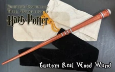 Custom REAL WOODEN Magic Wand 15", Hogwarts Student, RARE, Wizardry World HP