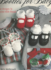 Booties for Baby Crochet Patterns Mary Janes Christmas Infants N28