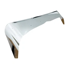 New For 1993-2007 Peterbilt 378/379Stainless Steel Hood Shield Bug Deflector