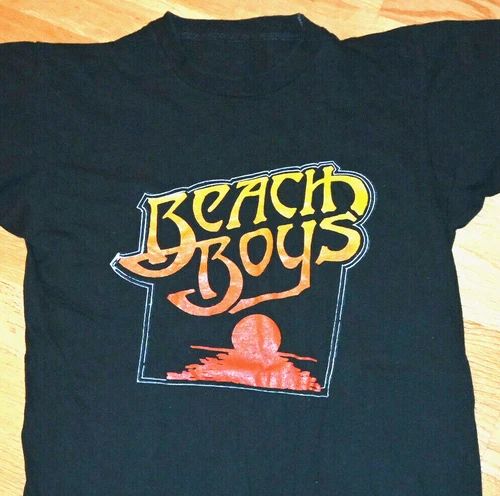 THE BEACH BOYS rare NYC concert tour rock 1970s vintage concert t-shirt, vintage, single stitch, B+ condition