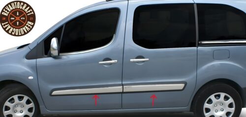 Moldura de puerta cromada para CİTROEN BERLİNGO - acero inoxidable - 2008-2018 - Imagen 2 de 5