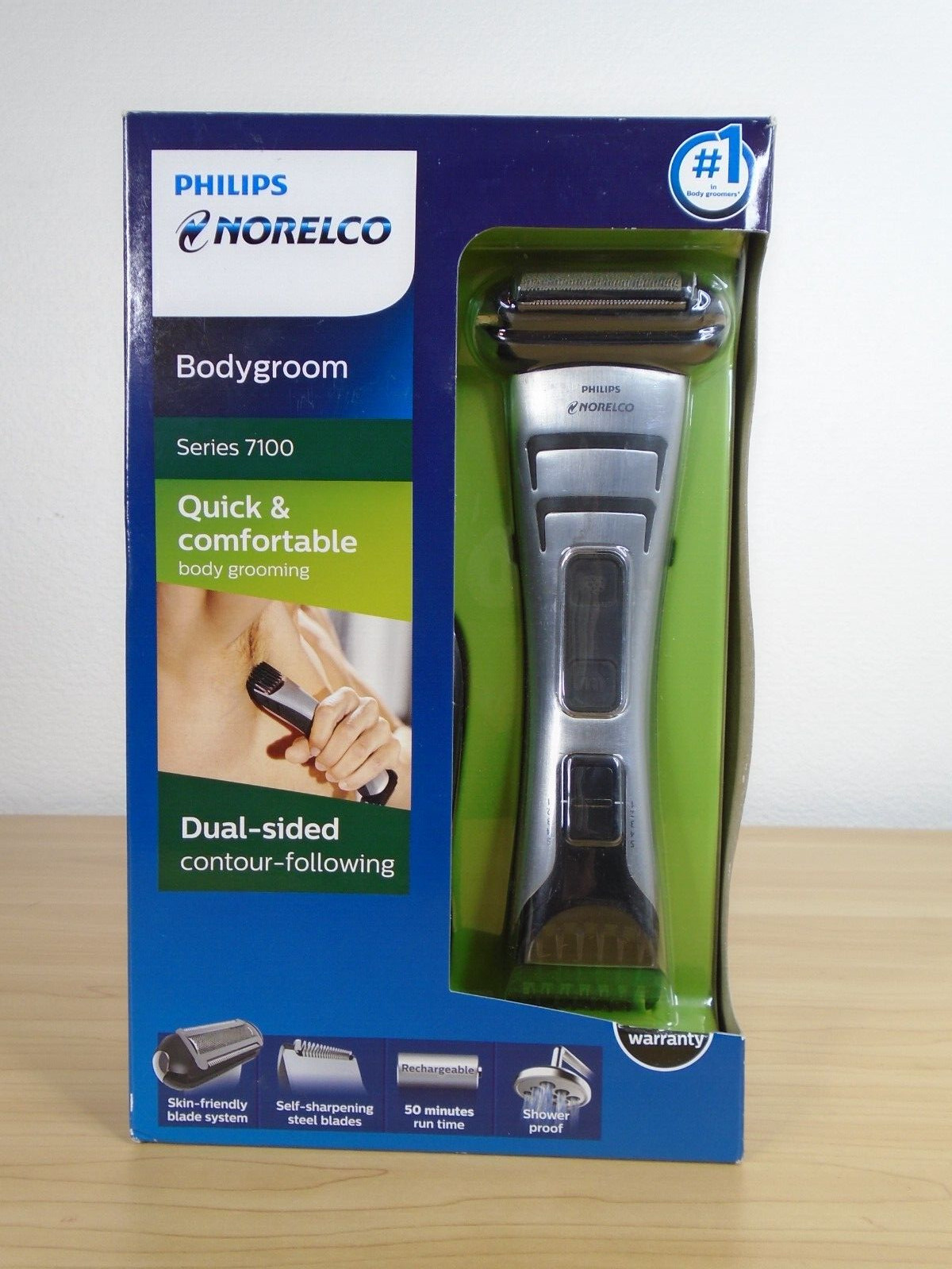 Philips Norelco Bodygroom Series 7100 - BG2040 Shower Proof Cordless NIB SEALED