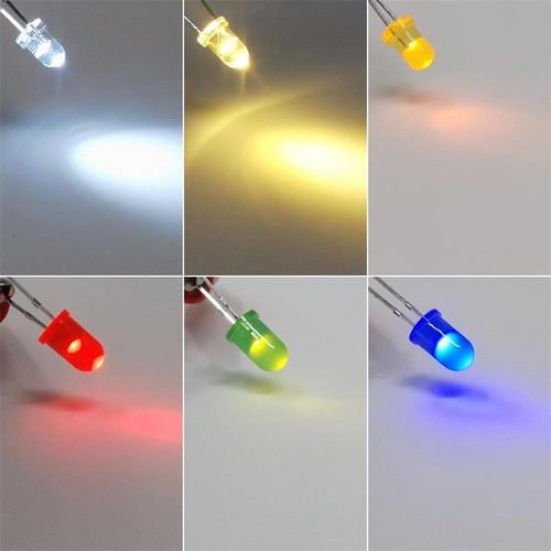 LED Sets 3mm & 5mm mit Widerstand & Clips verschiedene Sortimente in Box Auswahl - Bild 3 von 13