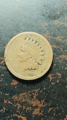1859 Indian Head Cent AG/G First Year of Issue Wreath Reverse               S248