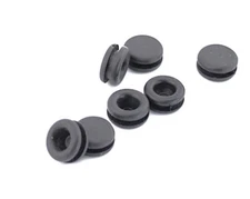 1/4" Rubber Panel Plug, Knockout Plug, Solid Grommet, Fits 1/16" Thick Materials