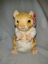 TY Beanie Baby - PELLET the Hamster - NOS
