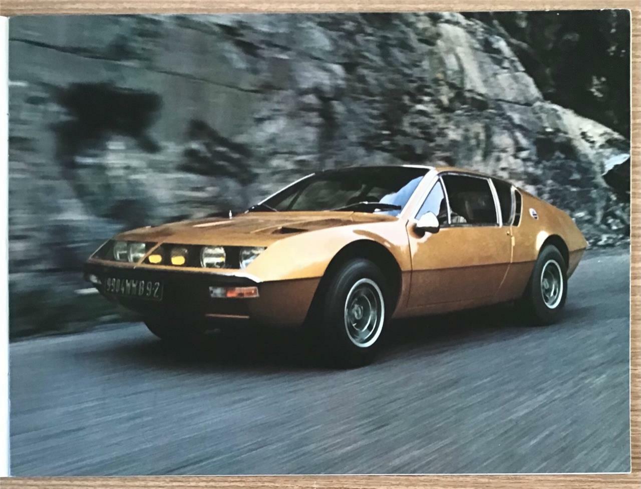 RENAULT ALPINE A310 Car Sales Brochure c1973 FRENCH TEXT #13.107.25 Najnowsza cena specjalna