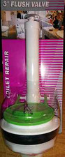 Flush Valve 3" with Flapper fits most 3" valves