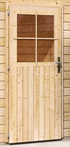 Gartenhaus Einflügeltür 28 mm 94x183cm Holztür Gartenhaustür Einzeltür