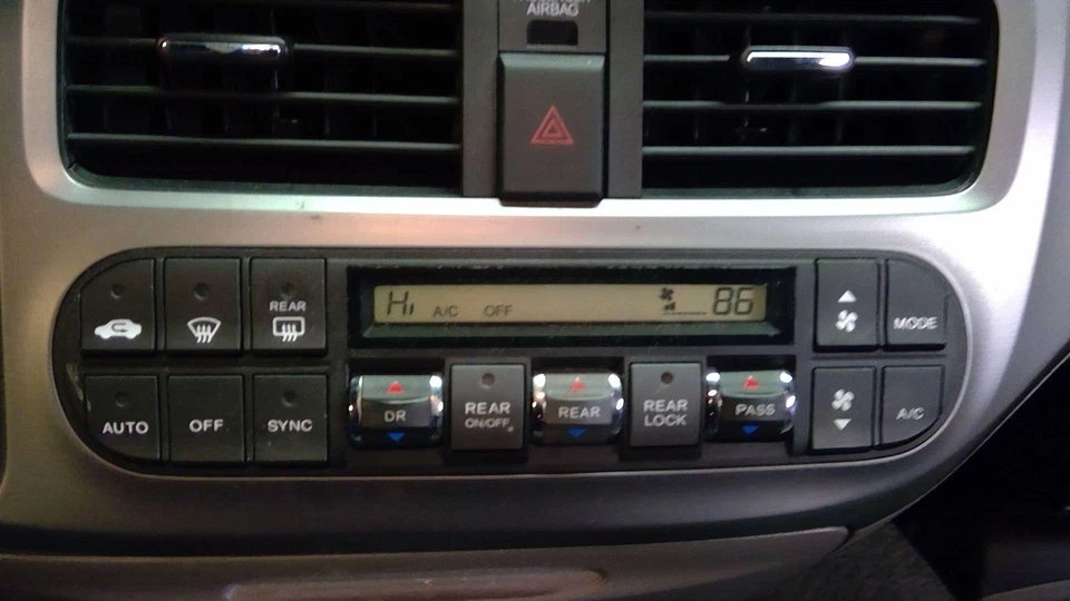 09 HONDA ODYSSEY Heater A/c Control - Image 2 of 3