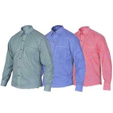 Traditional German Bavarian Oktoberfest Trachten Lederhosen Color Checked Shirts