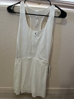 Lululemon women s size 10  final lap dress  white