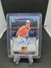 2023 Bowman Chrome Prospect 1st Speckle Refractor Auto Adam Crampton /299