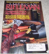 American Rifleman Magazine September 1992 Mausers 