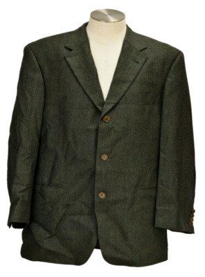 HUGO BOSS 3B Tailored Jacket Size 52 Gray Wool Made in Germany