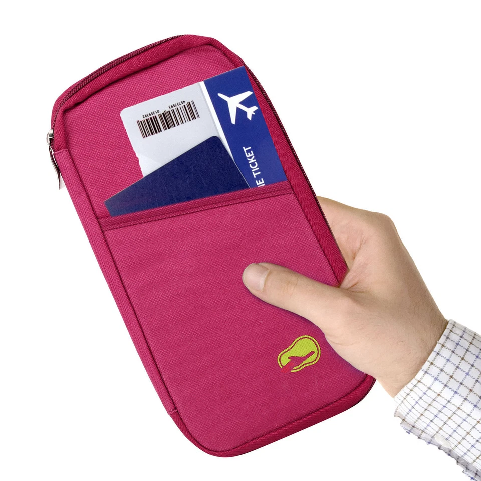 El mejor organizador de pasaportes para tarjetas porta bolsas de viaje en efectivo y documentos  Foto 3 de 4