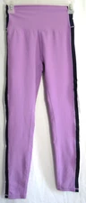 Wilo The Label Anthropologie Purple Contra Ribbed Leggings Size Small EUC