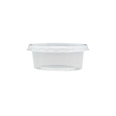 Pro-Pac 500 Stück Saucen- Dressingbecher Verpackungsbecher PP, 100ml, transpare