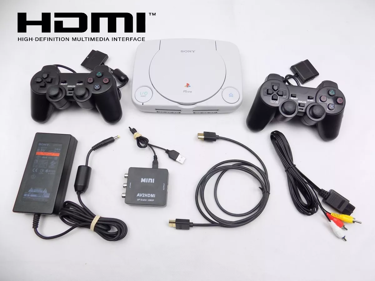 Playstation 1 Ps1 PsOne Console + 2x + HDMI Converter | eBay