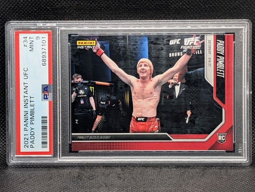 2021 Panini Instant UFC #34 Paddy The Baddy Pimblett Rookie /9708 PSA 9 MINT