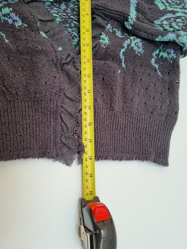 Free People Jumper Rose Garden Cardigan Black. Size X Small. - Picture 6 of 8