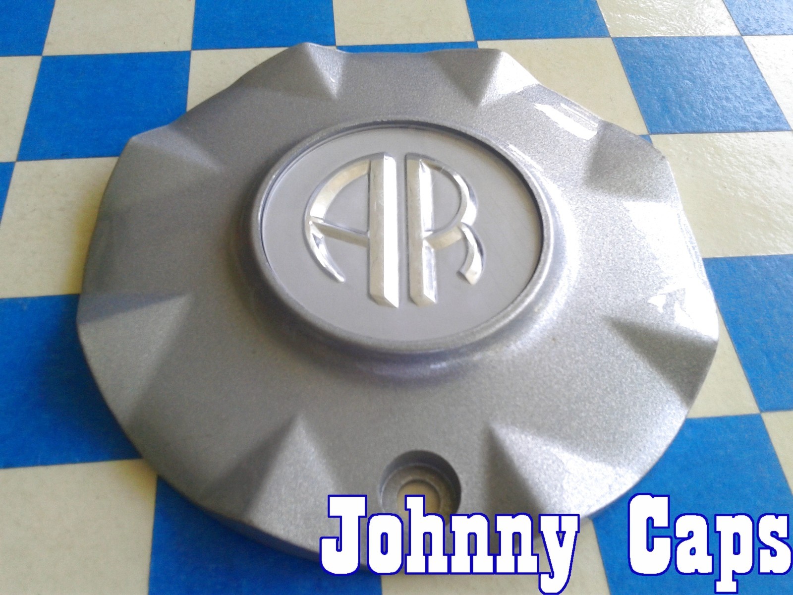 AR Wheels [71] SILVER Center Caps # 899095  Custom Wheel  Center Cap (1)
