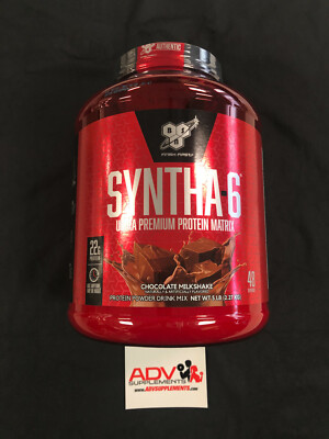 BSN SYNTHA-6 5LB PROTEIN WITH  48 SERVINGS FREE SHIPPING NEW DISCOUNTED BLEND   