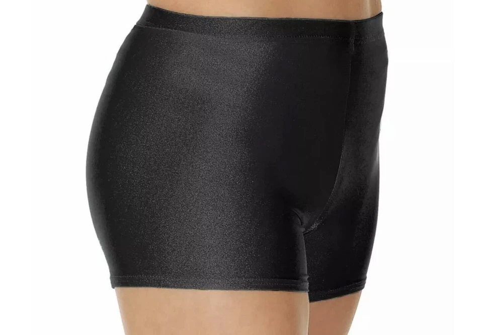 BRAND NEW GIRLS DANCE NYLON LYCRA MICRO SHORTS HOT PANTS HOT - Image 2 of 4