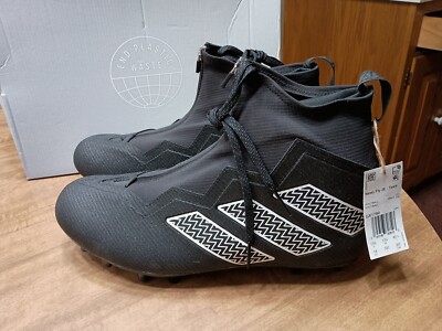Adidas Nasty Fly 2E Football Cleat Men's Black/White NEW 14 Wide