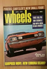 Wheels Australian motoring magazine April 1970