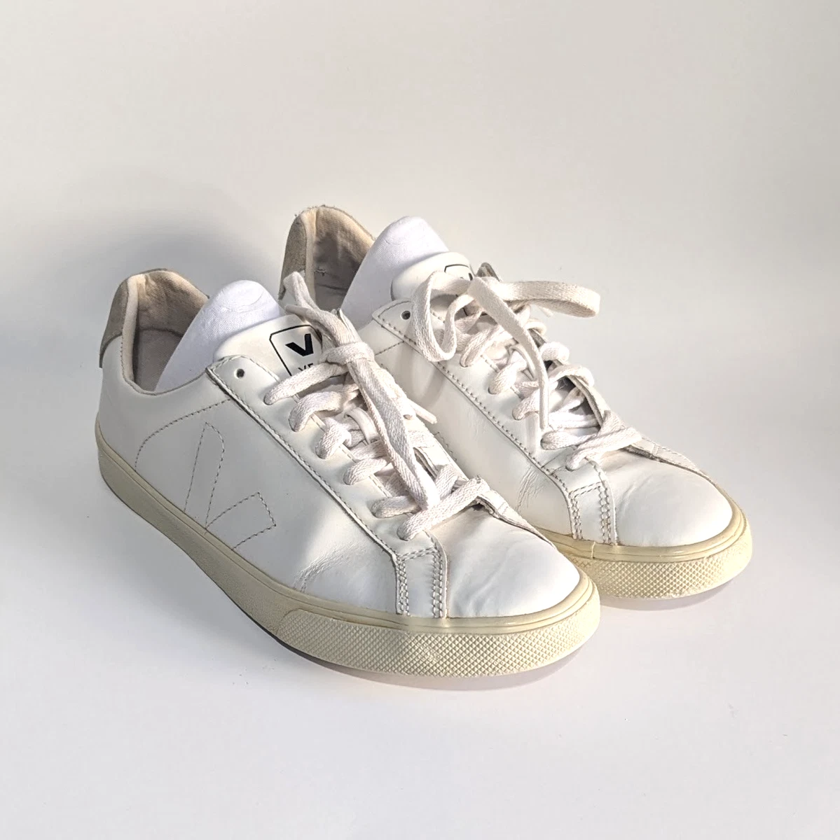 VEJA ヴェジャESPLAR LOGO LEATHER WHITE 24cm Amazon | [VEJA