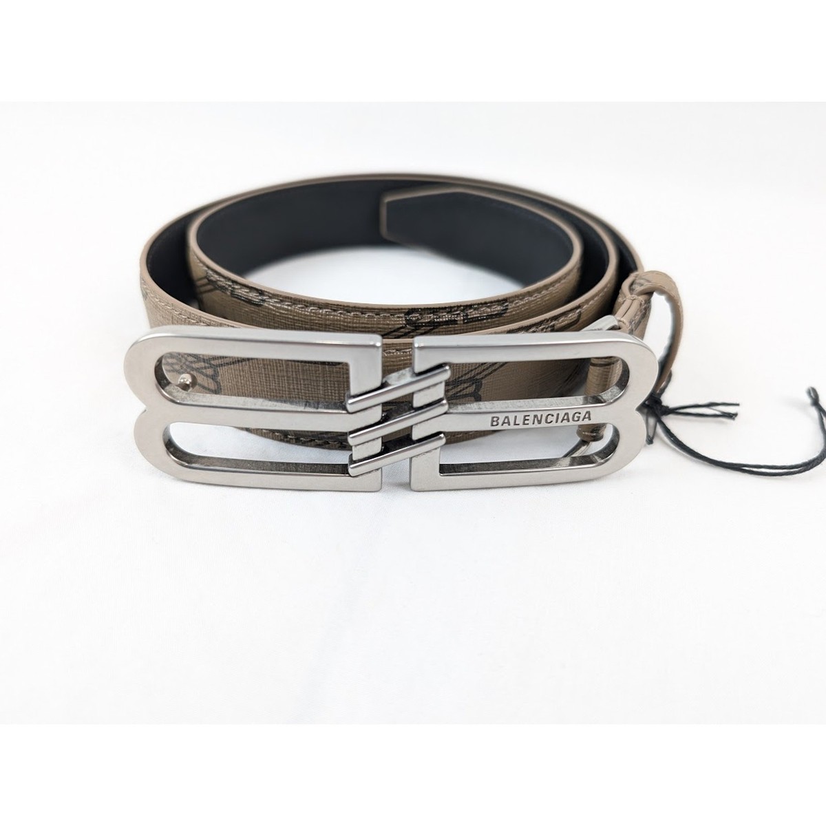 Balenciaga Q:3 / BB Signature Belt 30 BB Monogram in Beige