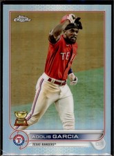 2022 Topps Chrome #25 Adolis Garcia Refractor Texas Rangers