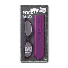 if Pocket Readers - Purple 2.5, Reading Glasses in a Slim Pocket Sized case