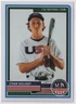 2023 Panini USA Stars & Stripes Baseball #30 Ethan Holliday CHROME RC Rockies