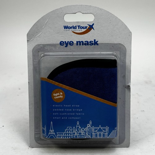 Augenmasken World Tour weiches Kissen Stoff Kopfband gepolstert x31 Großhandel Restposten - Bild 4 von 13
