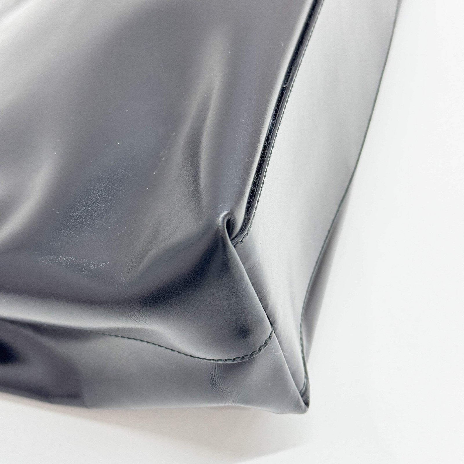 PRADA Black Leather Tote Bag thumbnail 9