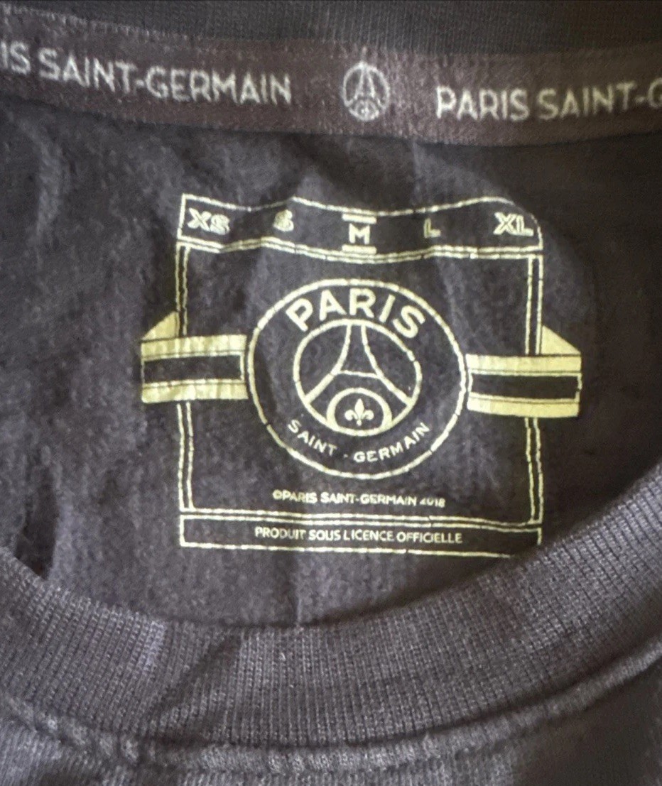 Paris Saint Germain Sweatshirt Navy Crew Neck PSG