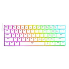 Redragon Mechanical Gaming Keyboard White - K630 RGB Dragonborn - Red Switches -