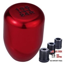 5 Speed Short Shift Knobs Aluminum Alloy Gear Stick Shifter Lever Handle Red 5 Speed Short Shift Knobs Aluminum Alloy Gear Stick Shifter Lever Handle Red