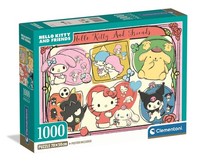 Gadget - Clementoni: Puzzle 1000 Pz - Hello Kitty -D- Clementoni