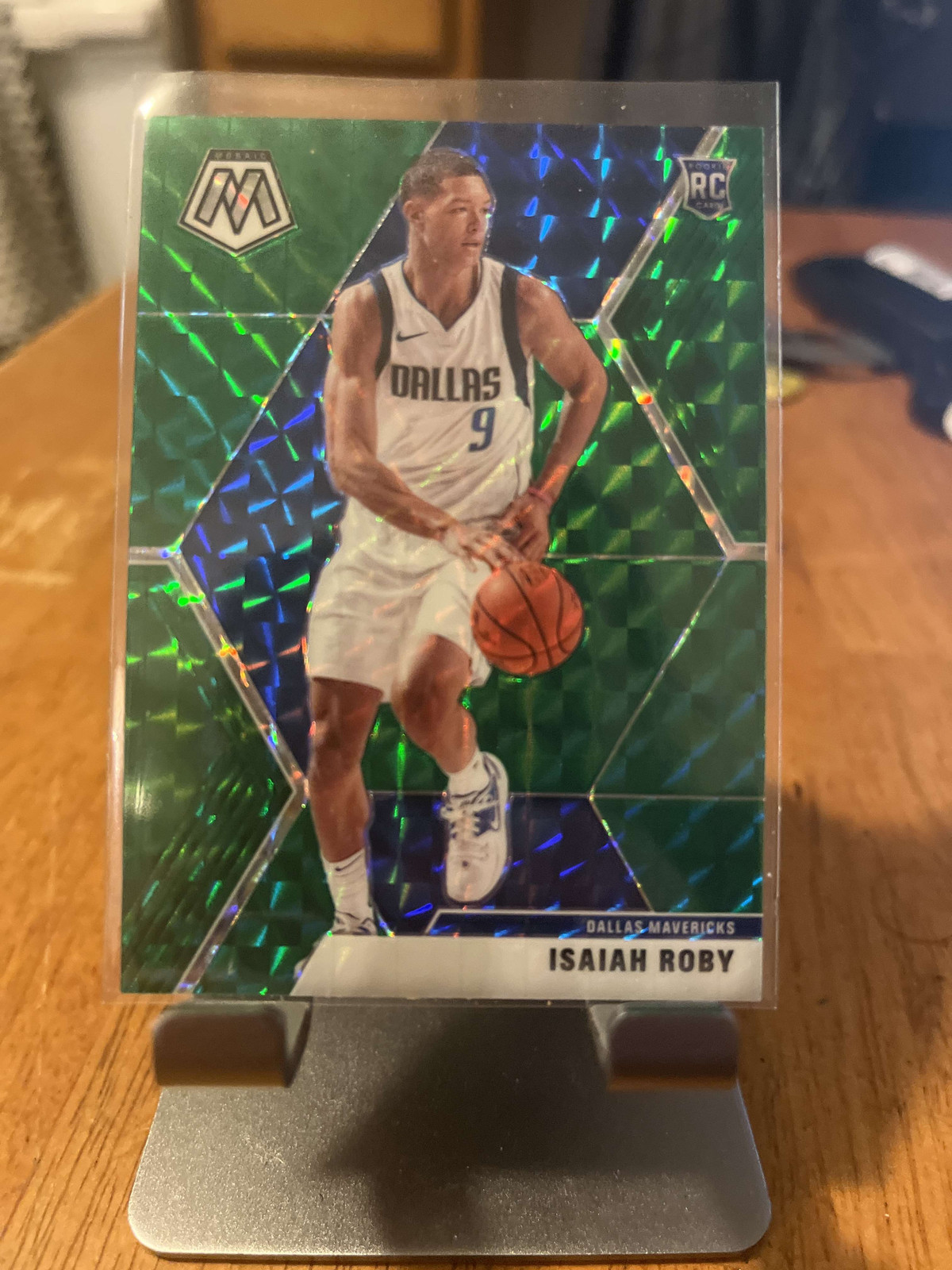 2019 Panini  Mosaic Isaiah Roby   Green Prizm Refractor 232 RC Rookie SP