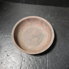 RARE EARLY 18th 19th C. ANTIQUE 8.5" CAST IRON BOWL Hearth Cooking Primitive