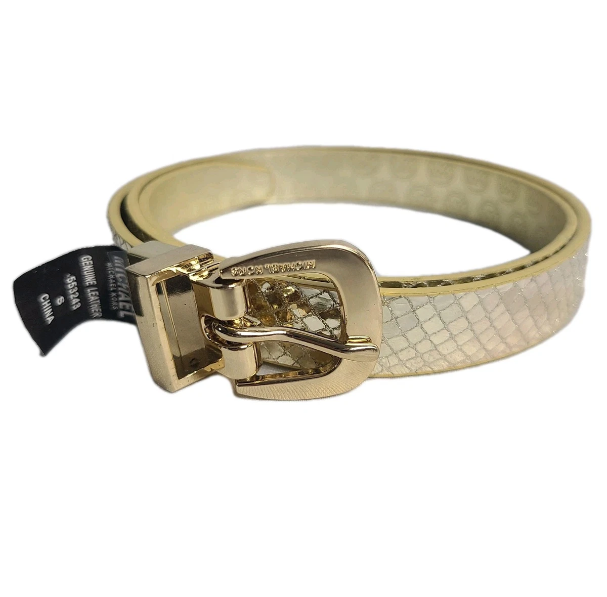 Michael Kors Gold Size S Belts for Women for sale | eBay display picture 1