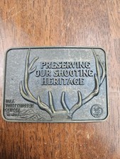 Vintage NRA Belt Buckle Preserving Our Shooting Heritage NRA Whittington Center